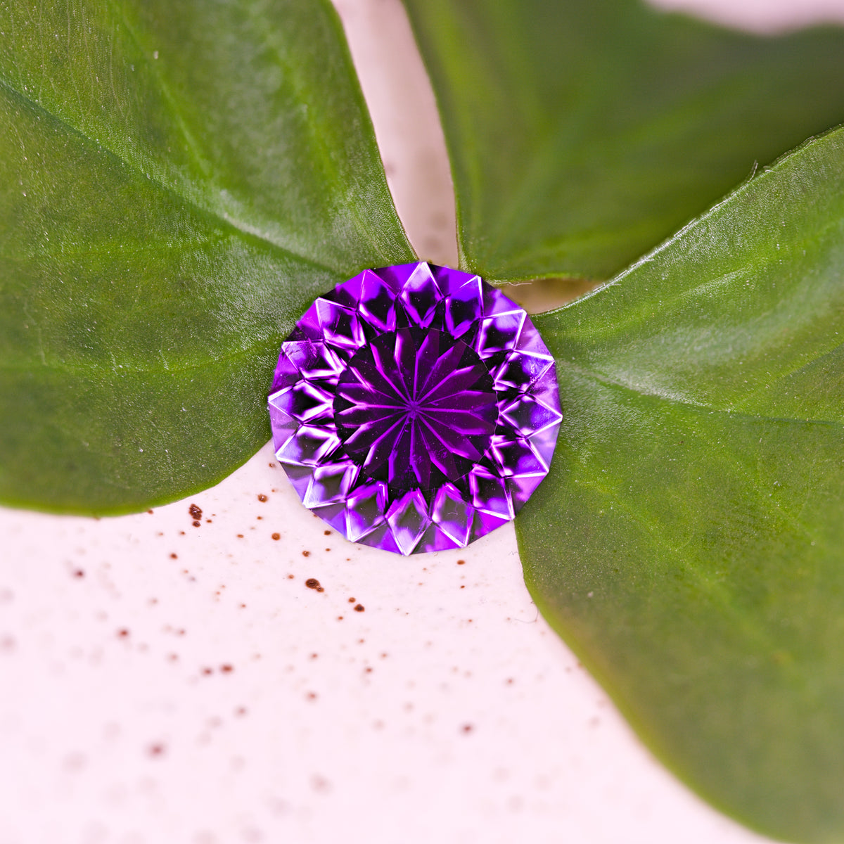 Amethyst - Royal Velvet Violet Portuguese with Frost 8.48 cts.