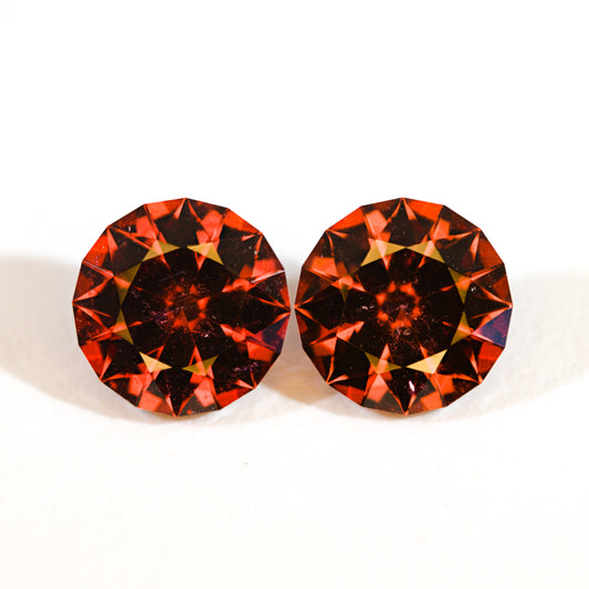 3.33 cts. Color Change Malaya Garnets Matched Pair for Custom Earrings.