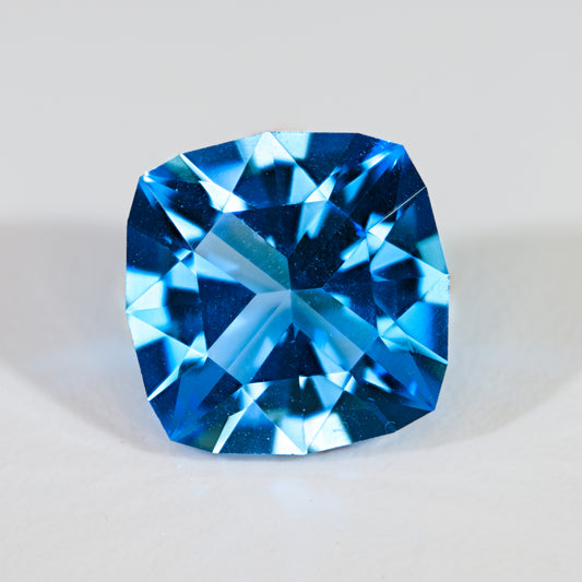 5.15 ct Precision Cushion: Fire & Geometric Precision
