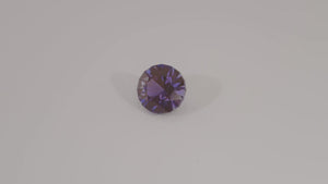 Spinel Tunduru Color Shift Blue and Purple 1.69 Carat with white background. 