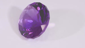 Amethyst - Royal Velvet Violet Portuguese with Frost 8.48 cts.